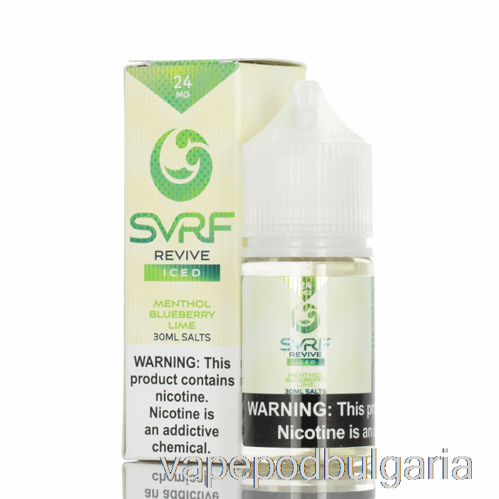 Vape 10000 Дръпки Iced Revive - Svrf Salts E-liquid - 30ml 24mg